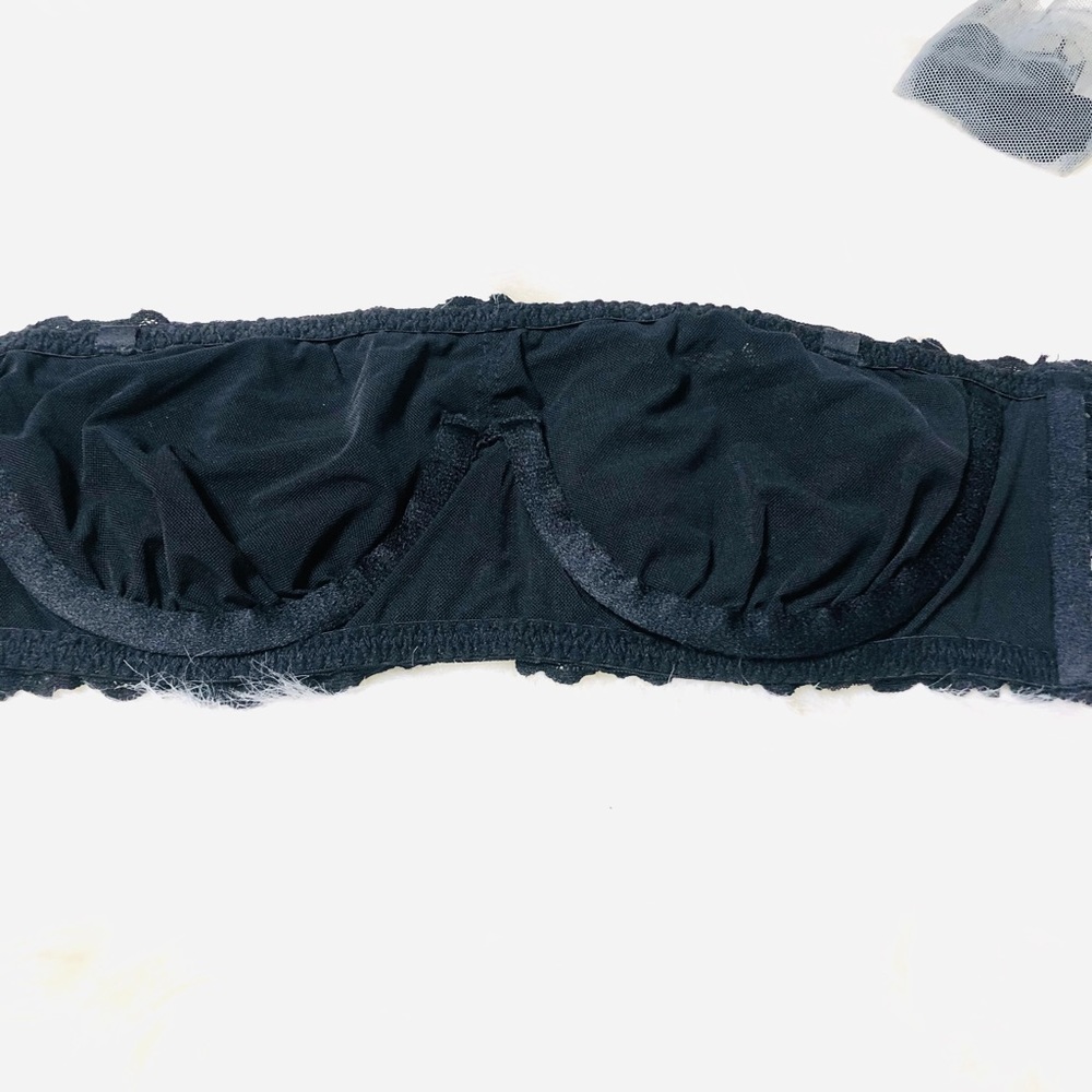 Aerie black floral lace bralette - Picture 4 of 8